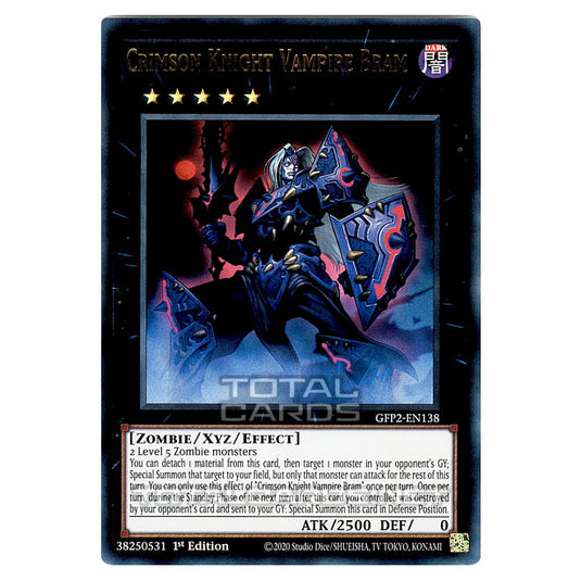 Yu-Gi-Oh! - Ghosts From The Past - The 2nd Haunting - Crimson Knight Vampire Bram (Ultra Rare) GFP2-EN138