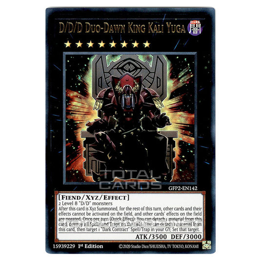 Yu-Gi-Oh! - Ghosts From The Past - The 2nd Haunting - D/D/D Duo-Dawn King Kali Yuga (Ultra Rare) GFP2-EN142