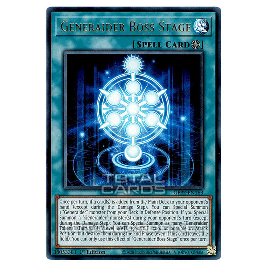Yu-Gi-Oh! - Ghosts From The Past - The 2nd Haunting - Generaider Boss Stage (Ultra Rare) GFP2-EN163