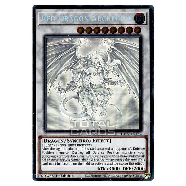 Yugioh top Red Dragon Archfiend Ghost Rare