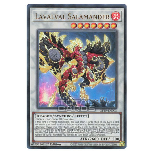 Yu-Gi-Oh! - Ghosts from the Past - Lavalval Salamander (Ultra Rare) GFTP-EN003