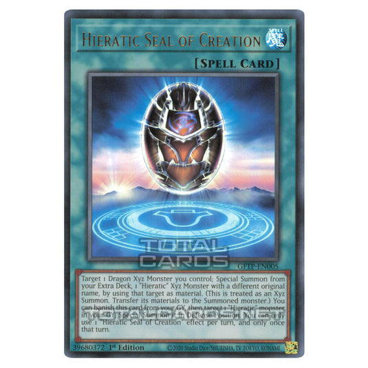 Yu-Gi-Oh! - Ghosts from the Past - Hieratic Seal of Creation (Ultra Rare) GFTP-EN005