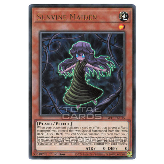 Yu-Gi-Oh! - Ghosts from the Past - Sunvine Maiden (Ultra Rare) GFTP-EN015