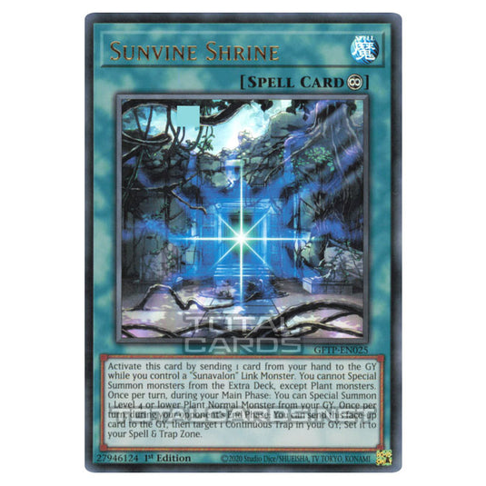 Yu-Gi-Oh! - Ghosts from the Past - Sunvine Shrine (Ultra Rare) GFTP-EN025