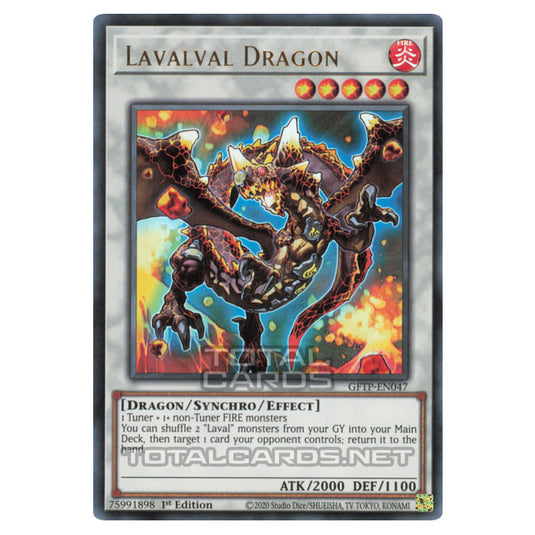 Yu-Gi-Oh! - Ghosts from the Past - Lavalval Dragon (Ultra Rare) GFTP-EN047