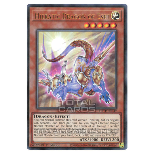 Yu-Gi-Oh! - Ghosts from the Past - Hieratic Dragon of Eset (Ultra Rare) GFTP-EN049