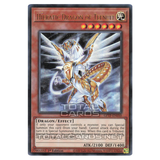 Yu-Gi-Oh! - Ghosts from the Past - Hieratic Dragon of Tefnuit (Ultra Rare) GFTP-EN050