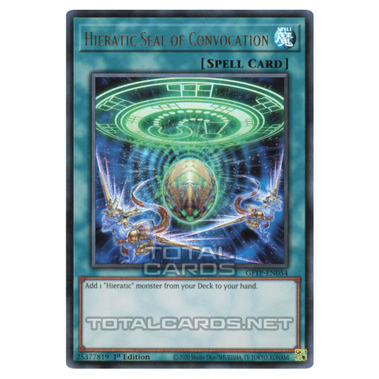 Yu-Gi-Oh! - Ghosts from the Past - Hieratic Seal of Convocation (Ultra Rare) GFTP-EN054
