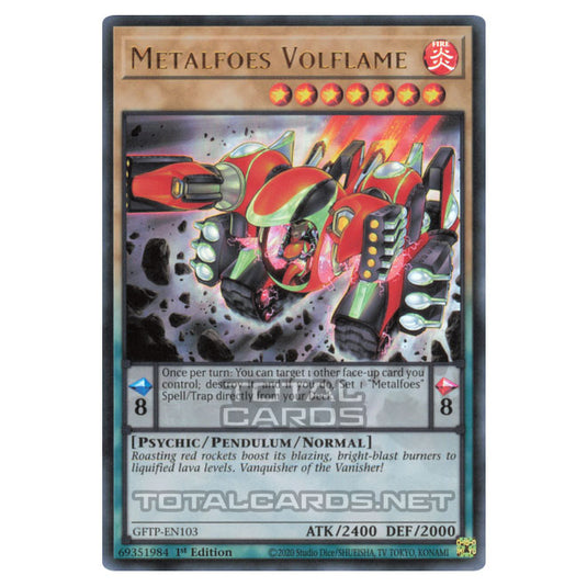 Yu-Gi-Oh! - Ghosts from the Past - Metalfoes Volflame (Ultra Rare) GFTP-EN103