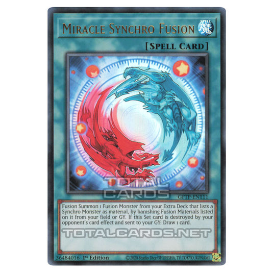 Yu-Gi-Oh! - Ghosts from the Past - Miracle Synchro Fusion (Ultra Rare) GFTP-EN111