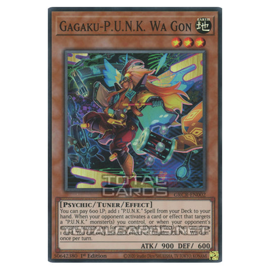 Yu-Gi-Oh! - The Grand Creators - Gagaku-P.U.N.K. Wa Gon (Super Rare) GRCR-EN002