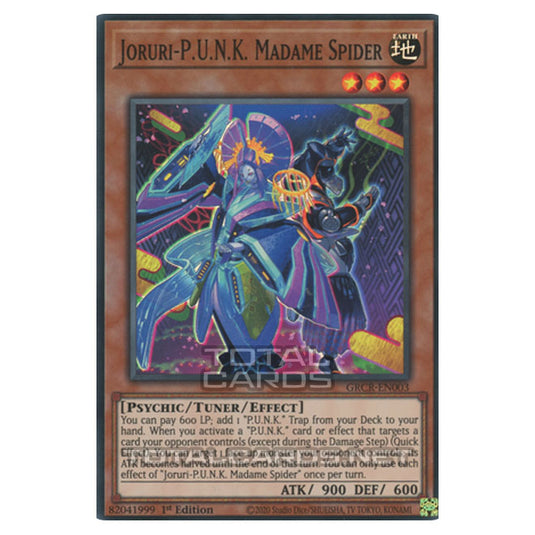 Yu-Gi-Oh! - The Grand Creators - Joruri-P.U.N.K. Madame Spider (Super Rare) GRCR-EN003