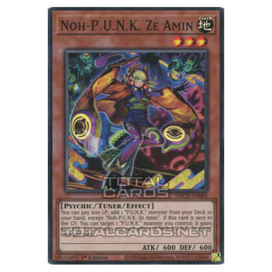 Yu-Gi-Oh! - The Grand Creators - Noh-P.U.N.K. Ze Amin (Super Rare) GRCR-EN004