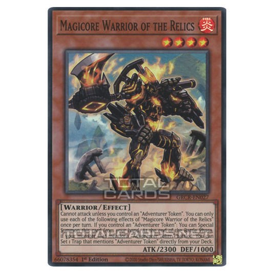 Yu-Gi-Oh! - The Grand Creators - Magicore Warrior of the Relics (Super Rare) GRCR-EN027