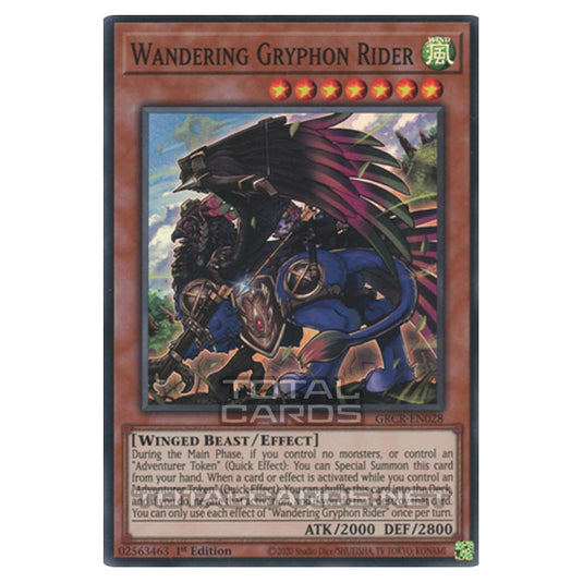 Yu-Gi-Oh! - The Grand Creators - Wandering Gryphon Rider (Super Rare) GRCR-EN028