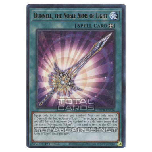 Yu-Gi-Oh! - The Grand Creators - Dunnell, the Noble Arms of Light (Rare) GRCR-EN030