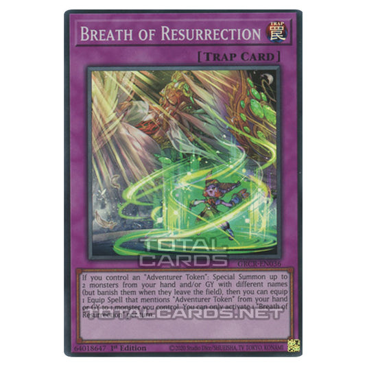 Yu-Gi-Oh! - The Grand Creators - Breath of Resurrection (Super Rare) GRCR-EN036