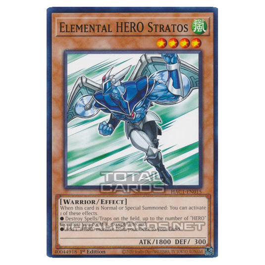 Yu-Gi-Oh! - Hidden Arsenal - Chapter 1 - Elemental HERO Stratos (Common) HAC1-EN015