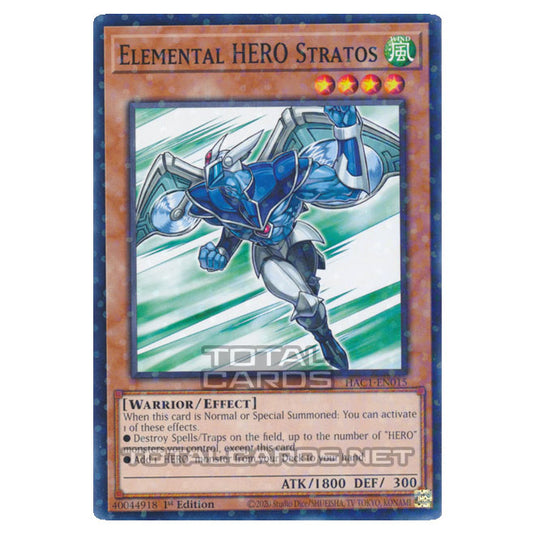 Yu-Gi-Oh! - Hidden Arsenal - Chapter 1 - Elemental HERO Stratos (Normal Parallel Rare) HAC1-EN015A