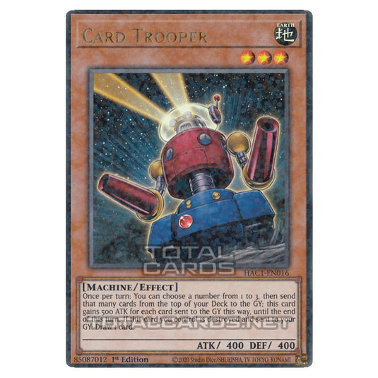 Yu-Gi-Oh! - Hidden Arsenal - Chapter 1 - Card Trooper (Ultra Parallel Rare) HAC1-EN016