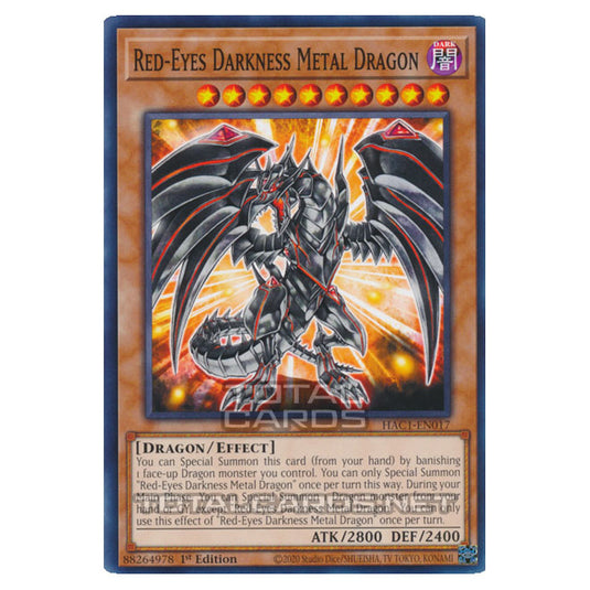 Yu-Gi-Oh! - Hidden Arsenal - Chapter 1 - Red-Eyes Darkness Metal Dragon (Common) HAC1-EN017