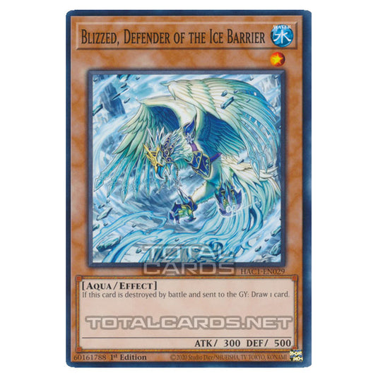 Yu-Gi-Oh! - Hidden Arsenal - Chapter 1 - Blizzed, Defender of the Ice Barrier (Common) HAC1-EN029