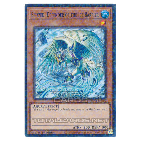 Yu-Gi-Oh! - Hidden Arsenal - Chapter 1 - Blizzed, Defender of the Ice Barrier (Normal Parallel Rare) HAC1-EN029A