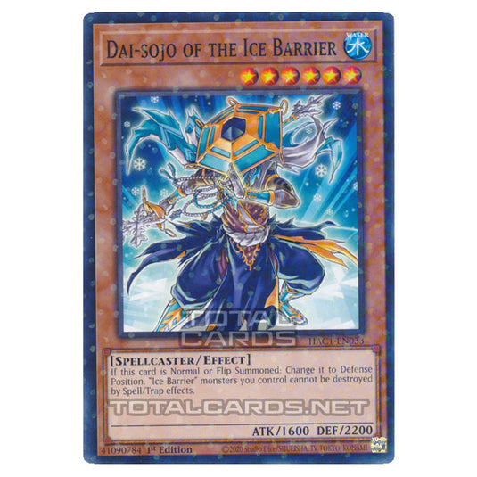 Yu-Gi-Oh! - Hidden Arsenal - Chapter 1 - Dai-sojo of the Ice Barrier (Normal Parallel Rare) HAC1-EN033A