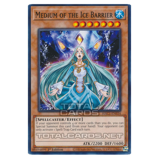 Yu-Gi-Oh! - Hidden Arsenal - Chapter 1 - Medium of the Ice Barrier (Common) HAC1-EN034