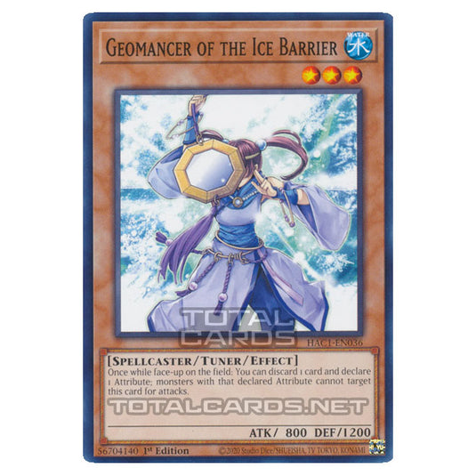 Yu-Gi-Oh! - Hidden Arsenal - Chapter 1 - Geomancer of the Ice Barrier (Common) HAC1-EN036