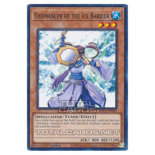 Yu-Gi-Oh! - Hidden Arsenal - Chapter 1 - Geomancer of the Ice Barrier (Normal Parallel Rare) HAC1-EN036A