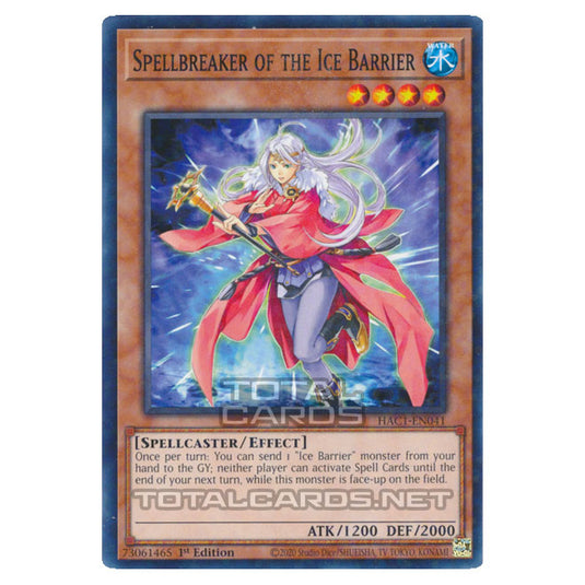 Yu-Gi-Oh! - Hidden Arsenal - Chapter 1 - Spellbreaker of the Ice Barrier (Normal Parallel Rare) HAC1-EN041A