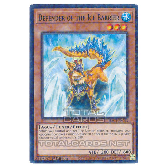 Yu-Gi-Oh! - Hidden Arsenal - Chapter 1 - Defender of the Ice Barrier (Normal Parallel Rare) HAC1-EN043A