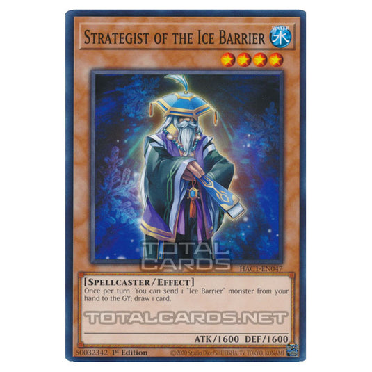 Yu-Gi-Oh! - Hidden Arsenal - Chapter 1 - Strategist of the Ice Barrier (Common) HAC1-EN047