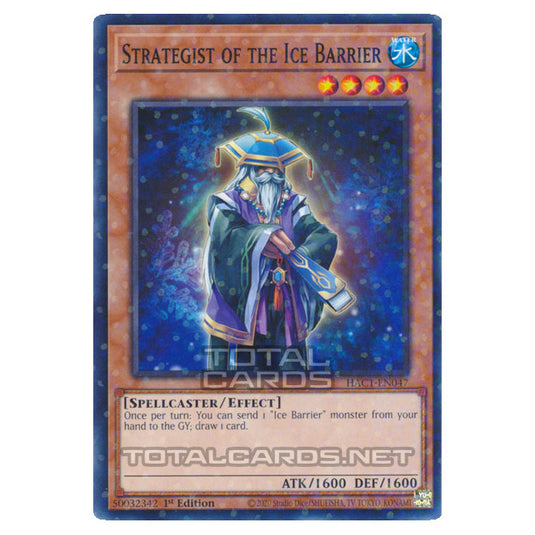 Yu-Gi-Oh! - Hidden Arsenal - Chapter 1 - Strategist of the Ice Barrier (Normal Parallel Rare) HAC1-EN047A