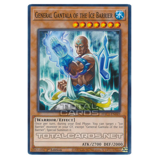 Yu-Gi-Oh! - Hidden Arsenal - Chapter 1 - General Gantala of the Ice Barrier (Common) HAC1-EN049