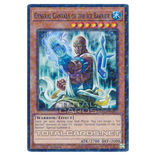 Yu-Gi-Oh! - Hidden Arsenal - Chapter 1 - General Gantala of the Ice Barrier (Normal Parallel Rare) HAC1-EN049A