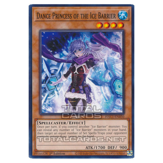 Yu-Gi-Oh! - Hidden Arsenal - Chapter 1 - Dance Princess of the Ice Barrier (Common) HAC1-EN050