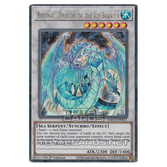 Yu-Gi-Oh! - Hidden Arsenal - Chapter 1 - Brionac, Dragon of the Ice Barrier (Ultra Parallel Rare) HAC1-EN051