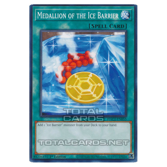 Yu-Gi-Oh! - Hidden Arsenal - Chapter 1 - Medallion of the Ice Barrier (Common) HAC1-EN055