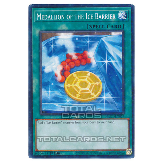 Yu-Gi-Oh! - Hidden Arsenal - Chapter 1 - Medallion of the Ice Barrier (Normal Parallel Rare) HAC1-EN055A