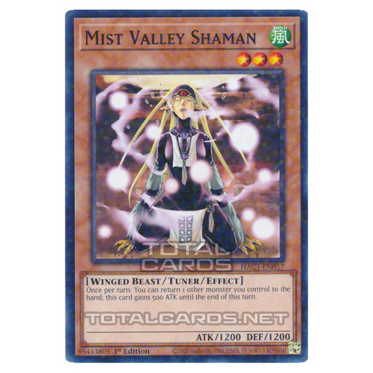 Yu-Gi-Oh! - Hidden Arsenal - Chapter 1 - Mist Valley Shaman (Normal Parallel Rare) HAC1-EN057A