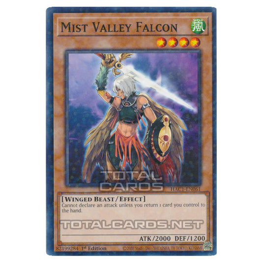 Yu-Gi-Oh! - Hidden Arsenal - Chapter 1 - Mist Valley Falcon (Normal Parallel Rare) HAC1-EN061A