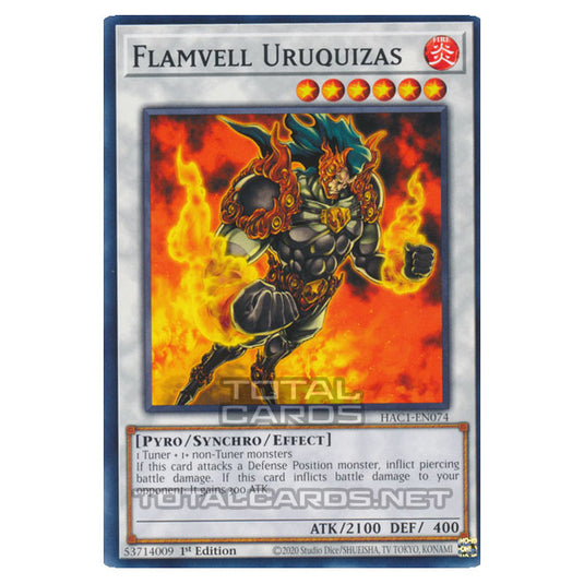 Yu-Gi-Oh! - Hidden Arsenal - Chapter 1 - Flamvell Urquizas (Normal Parallel Rare) HAC1-EN074A