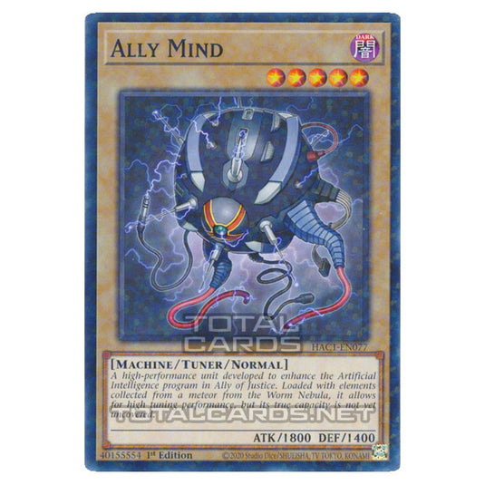 Yu-Gi-Oh! - Hidden Arsenal - Chapter 1 - Ally Mind (Normal Parallel Rare) HAC1-EN077A