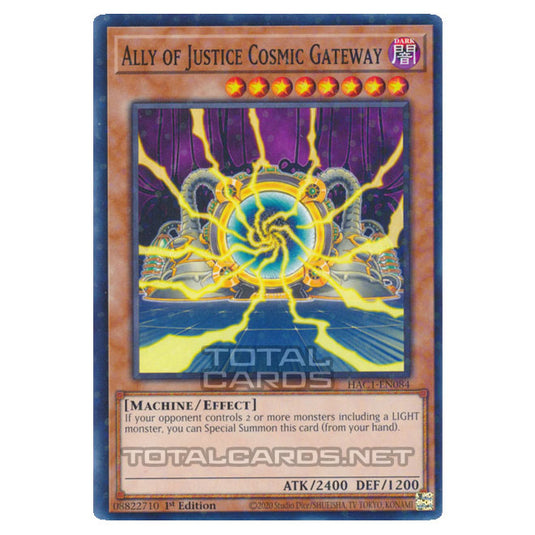 Yu-Gi-Oh! - Hidden Arsenal - Chapter 1 - Ally of Justice Cosmic Gateway (Normal Parallel Rare) HAC1-EN084A