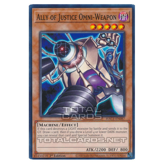 Yu-Gi-Oh! - Hidden Arsenal - Chapter 1 - Ally of Justice Omni-Weapon (Common) HAC1-EN087