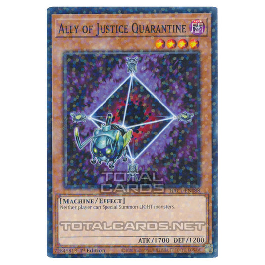Yu-Gi-Oh! - Hidden Arsenal - Chapter 1 - Ally of Justice Quarantine (Normal Parallel Rare) HAC1-EN088A Yu-Gi-Oh! - Hidden Arsenal - Chapter 1 - Ally of Justice Quarantine (Normal Parallel Rare) HAC1-EN088A