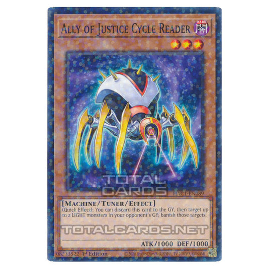 Yu-Gi-Oh! - Hidden Arsenal - Chapter 1 - Ally of Justice Cycle Reader (Normal Parallel Rare) HAC1-EN089A