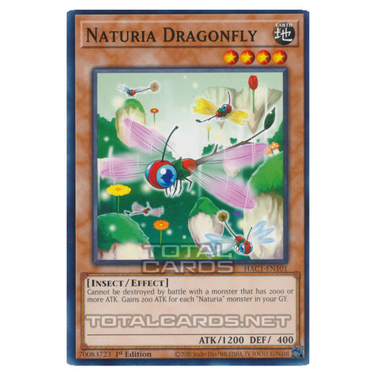 Yu-Gi-Oh! - Hidden Arsenal - Chapter 1 - Naturia Dragonfly (Common) HAC1-EN101